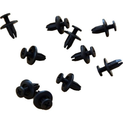 Кліпса кліпси жабо накладки порогові toyota rav4 x10 фото №1