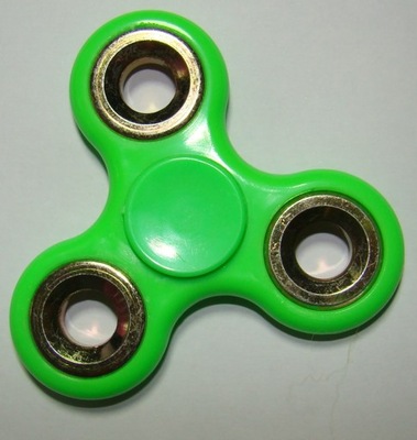 SPINNER FIDGET HAND METALOWY zielony