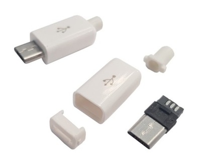 Wtyk micro mikro USB typu B montaż na kabel (0217a