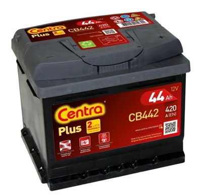 АККУМУЛЯТОР CENTRA PLUS CB442 44AH 45AH 420A P+