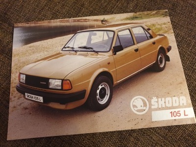 -----> Prospekt Skoda 105 L ! ! ! 