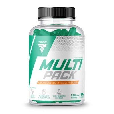 VITAMíNY A MINERÁLY Trec Vitality MULTIPACK 120 kaps KOMPLEX PRE ZDRAVIE