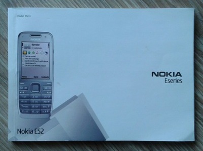 Instrukcja obsługi Nokia E52