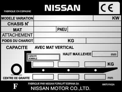 NISSAN TABLA LIMPIA PEGADURA ZASTEPCZA  