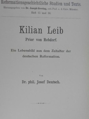 Josef Deutsch Kilian Leib Prior von Rebdorf 1910