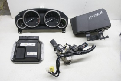 Набір стартовий бортовий комп'ютер замок запалювання mazda 6 2.2 фото №1