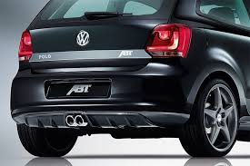 ABT VW POLO 5 V 6R0 СПОЙЛЕР ГУБА ЗАДНИЙ БАМПЕРА