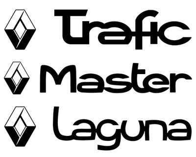 RENAULT MEGANE LAGUNA TRAFIC MASTER 2 PEGATINAS  