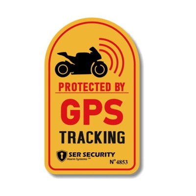 PEGADURA ADVERTENCIA GPS TRACKING ALARM DA14  