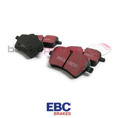 EBC BLACK КОЛОДКИ ПЕРЕД MAZDA 6 GH 07-12 DP1765/2