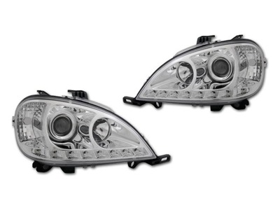 Фара лампи kpl day line light led тюнінг mercedes ml 163 lift lci fl фото №1