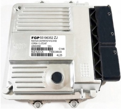 КОМПЬЮТЕР ECU OPEL CORSA 1.3 55196352 MJD6JO.CA ZJ