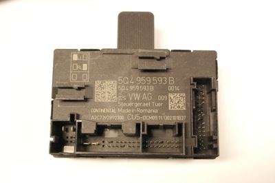Vw модуль двері 5q4959593b фото №1