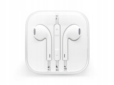 Słuchawki przewodowe douszne Apple EARPODS 3,5mm A1472 IPHONE 5 SE 6 6S