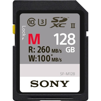 Sony 128 GB SF-M Series UHS-II SD Memory Card