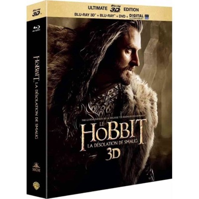 HOBBIT: PUSTKOWIE SMAUGA 3D BLU-RAY DVD ULIMATE