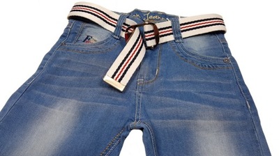 SPODNIE jeansy LIGHT DUNKAN r 8 - 122 cm jeans