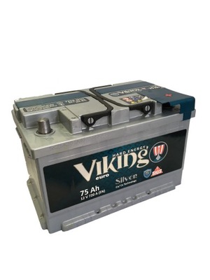 Акумулятор viking silver 75ah 720a фото №1