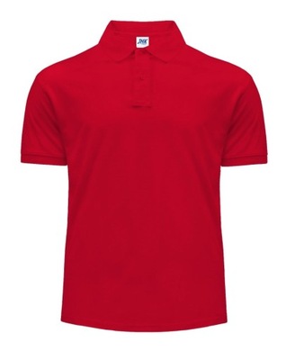 Koszulka Polo męska JHK 210g RED r 5XL