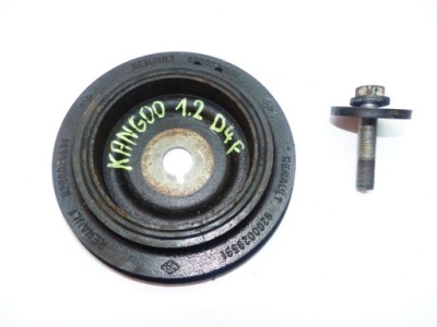 Clio ii kangoo i 1.2 16v d4f 75 шків колінчастого вала фото №1