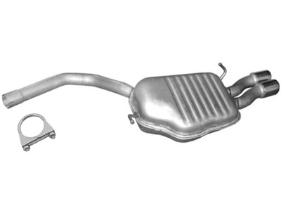 Audi a4 - b7 - 1.9d 2.0d гаситель + хомут фото №1