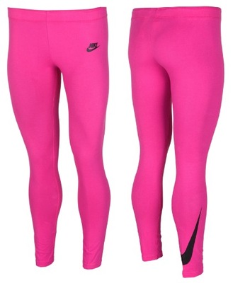 Nike Legginsy dziewczęce NSW Club Logo roz.M