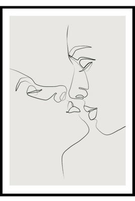 60x90 plakat eviero romantyczny love miłość kiss
