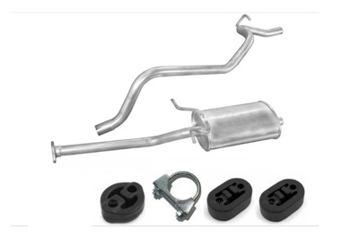 Mitsubishi l300 1.6 2.5 гаситель конечный + труба фото №1