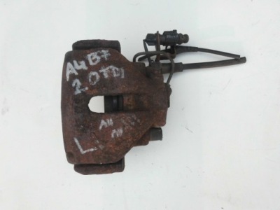 Суппорт тормозной audi a4 b7 левый передний фото №1