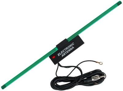 ANTENA INTERIOR PARA COCHE + REFORZADOR AM FM  