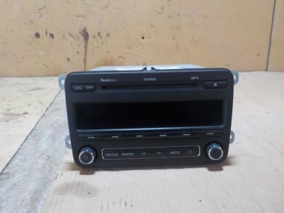 Skoda fabia ii радио cd mp3 swing 5j0035161c фото №1
