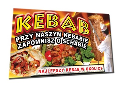 BANER REKLAMA KEBAB BAR PUB RESTAURACJA tortilla