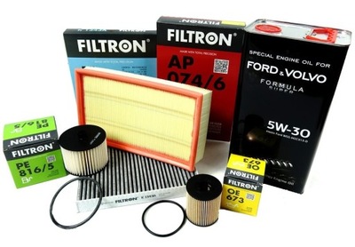 Олія + набір фільтрів volvo s40 ii v50 2.0d 136km фото №1