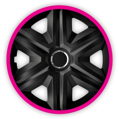 WHEEL COVERS FAST LUX PINK COLOR 15