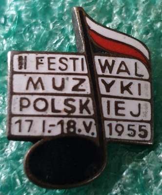 ODZNAKA II FESTIWAL MUZYKI POLSKIEJ 17I-18V1955