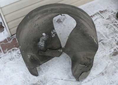 Підкрилок правий задня vw phaeton 02-05 оригінал фото №1