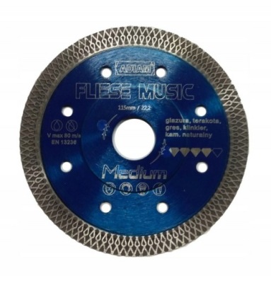 Diamond kolesa 115 mm Adiam HUDBA pre dlaždice dobre