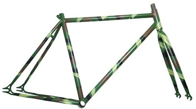 rama + widelec OSTRE KOŁO rozmiar 53 cm CAMO fixie