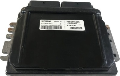 КОМПЬЮТЕР ECU TWINGO S110030102D 7700115205 CZYSTY