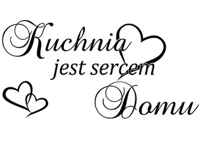 NAKLEJKA na ścianę do KUCHNI kuchnia KAWA naklejki ścienne kuchenne 100cm