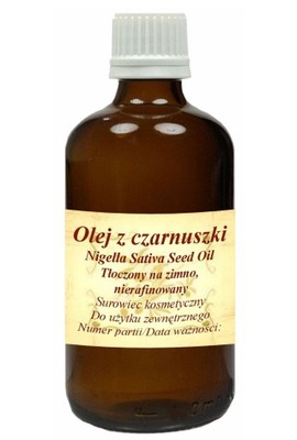 OLEJ Z CZARNUSZKI 50ml zimnotłoczony nierafinowany