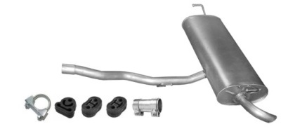 Nissan qashqai 1.5 dci 2wd 08-10 гасник кінцевий фото №1