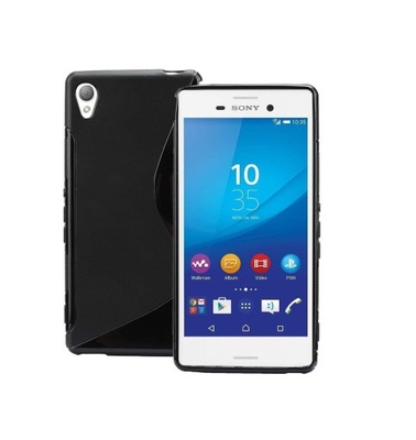 Sony Xperia M4 AQUA GUMA ETUI Case S-line + SZKŁO