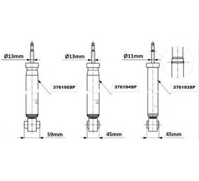 Monroe амортизатор volkswagen golf 13 задняя l p фото №1