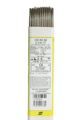 Elektrody 316L Esab OK 63.30 3,2x350 1KG