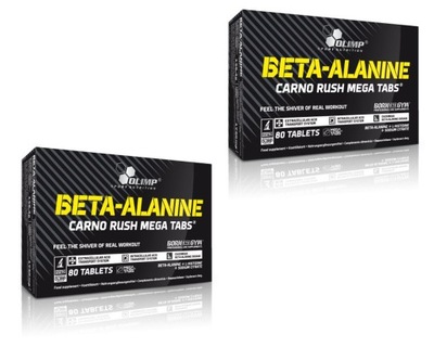 2X OLIMP BETA-ALANINE CARNO RUSH 160t BETA ALANINA