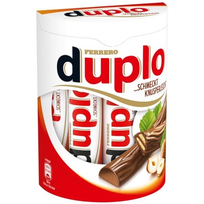 Batoniki Ferrero Duplo Mleczna Czekolada z Niemiec