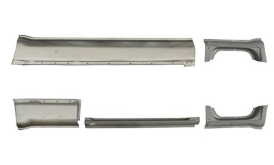 Master movano 98- l2 ремкомплект обшивка порог kpl фото №1