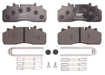 Тормозные колодки тормозные daf lf55 задняя фото №1