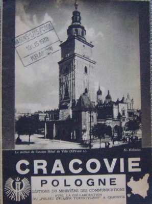 KRAKÓW -CRACOVIE -folder turystyczny -lata 30-te